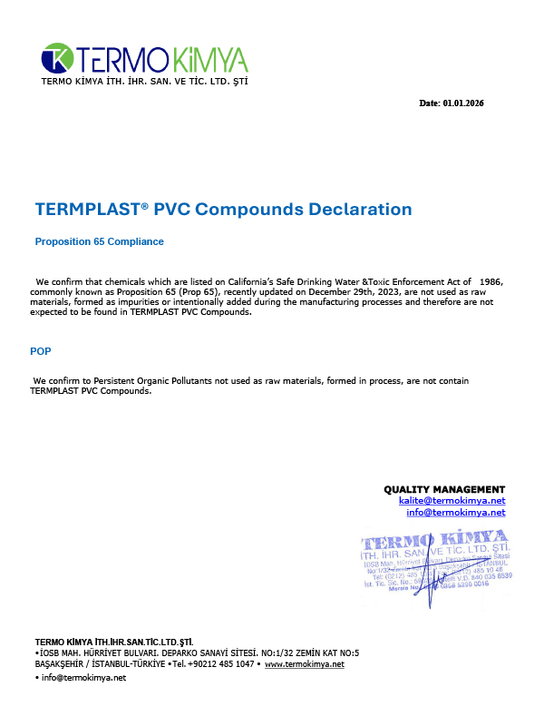 Proposition 65 Compliance - POP